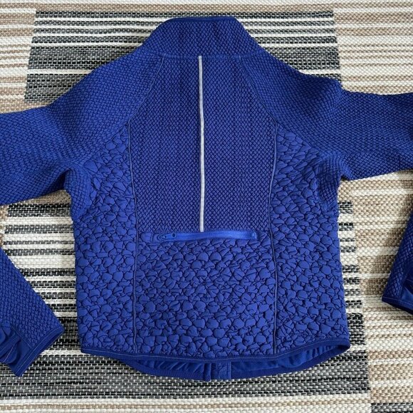 Free People Movement Smock Show Packable Run Jacket Sweat-Wicking Blue Small - Picture 5 of 15